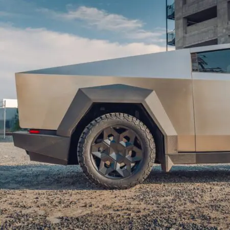Unplugged Performance- Cyberhex Wheel- Tesla Cybertruck- Satin Black
