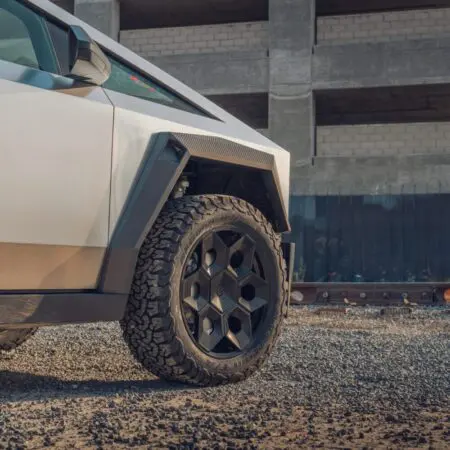 Unplugged Performance- Cyberhex Wheel- Tesla Cybertruck- Satin Black