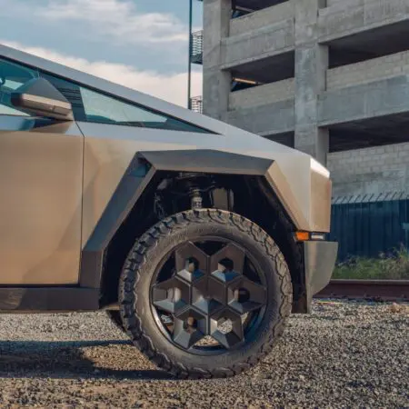 Unplugged Performance- Cyberhex Wheel- Tesla Cybertruck- Satin Black