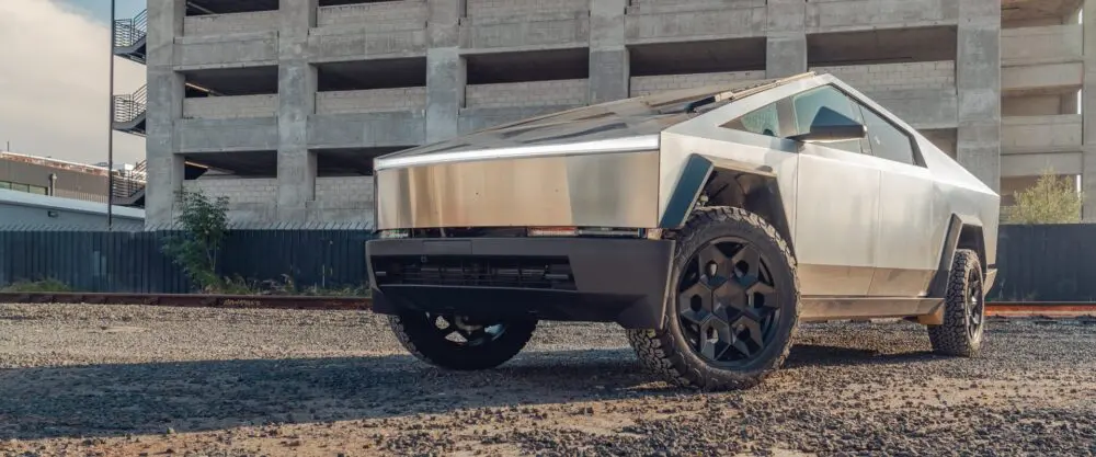 Tesla Cybertruck – UP CYBRHEX Wheels in Satin Black