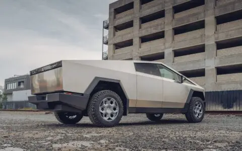Tesla Cybertruck UP CYBRHEX Wheels in Satin Titanium Image 5