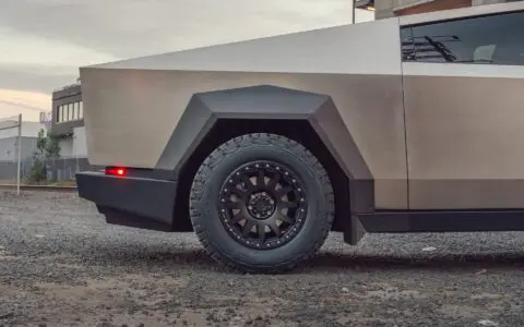 Tesla Cybertruck UP Carbon Fiber Fenders Flares And UP 03 Beadlock Wheels Image 6