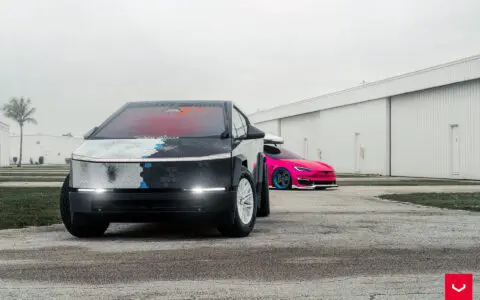 Tesla Cybertruck Vossen HF6 5 Hybrid Forged Wheels Image 18