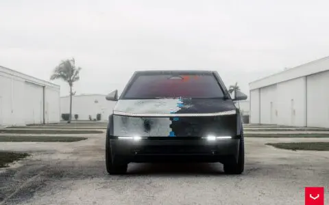 Tesla Cybertruck Vossen HF6 5 Hybrid Forged Wheels Image 19