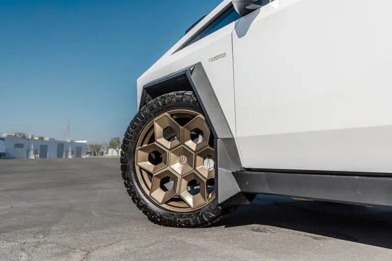 Tesla Cybertruck Bronze CYBRHEX Forged wheels 24 inch Unplugged Performance 8