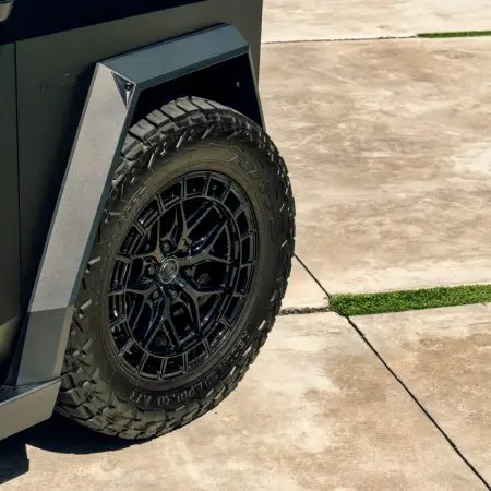 Satin Black Tesla Cybertruck - Vossen HFX-1 Wheels