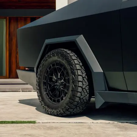 Satin Black Tesla Cybertruck - Vossen HFX-1 Wheels