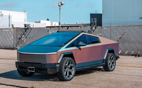Tesla Cybertruck UP Forged CYBRSPOKE 24 Inch Satin Black Wheels and UP INVINCIBLE Steel Bumpers and Rock Sliders 1920px 1