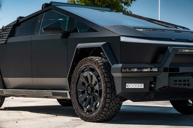 Tesla Cybertruck UP Forged CYBRNOVA 24 Inch Wheels and UP INVINCIBLE Steel Parts Unplugged Performance 4