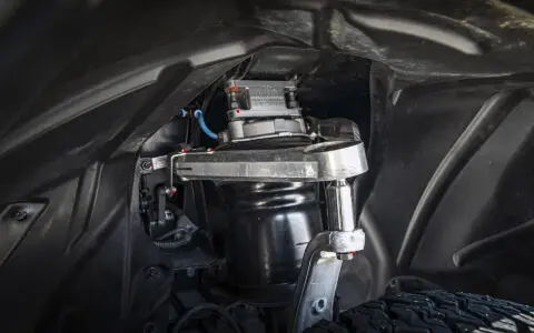 Unplugged Performance UP INVINCIBLE 2.5 Inch Lift Kit Tesla Cybertruck Installed Upper Control Arm