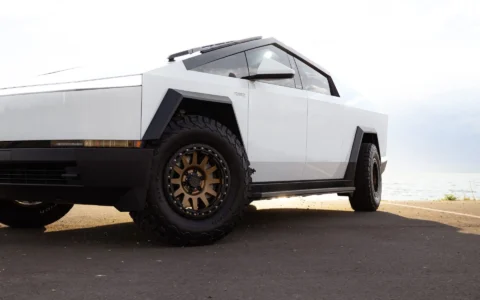 White-Tesla-Cybertruck-UP-03-Beadlock-Forged-Wheels-in-Custom-Finish-Satin-Bronze-Unplugged-Performance-Image-7-scaled.jpg