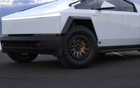 White-Tesla-Cybertruck-UP-03-Beadlock-Forged-Wheels-in-Custom-Finish-Satin-Bronze-Unplugged-Performance-Image-9-scaled.jpg