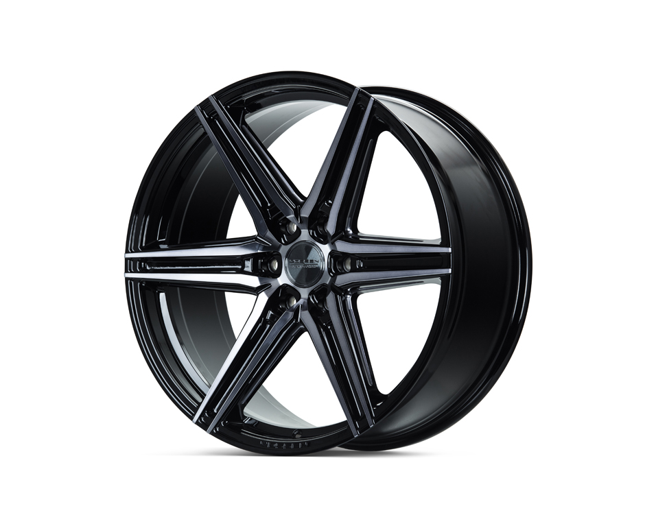 Vossen HF6-2 Wheels – Tesla Cybertruck in Tinted Gloss Black Finish Image 1